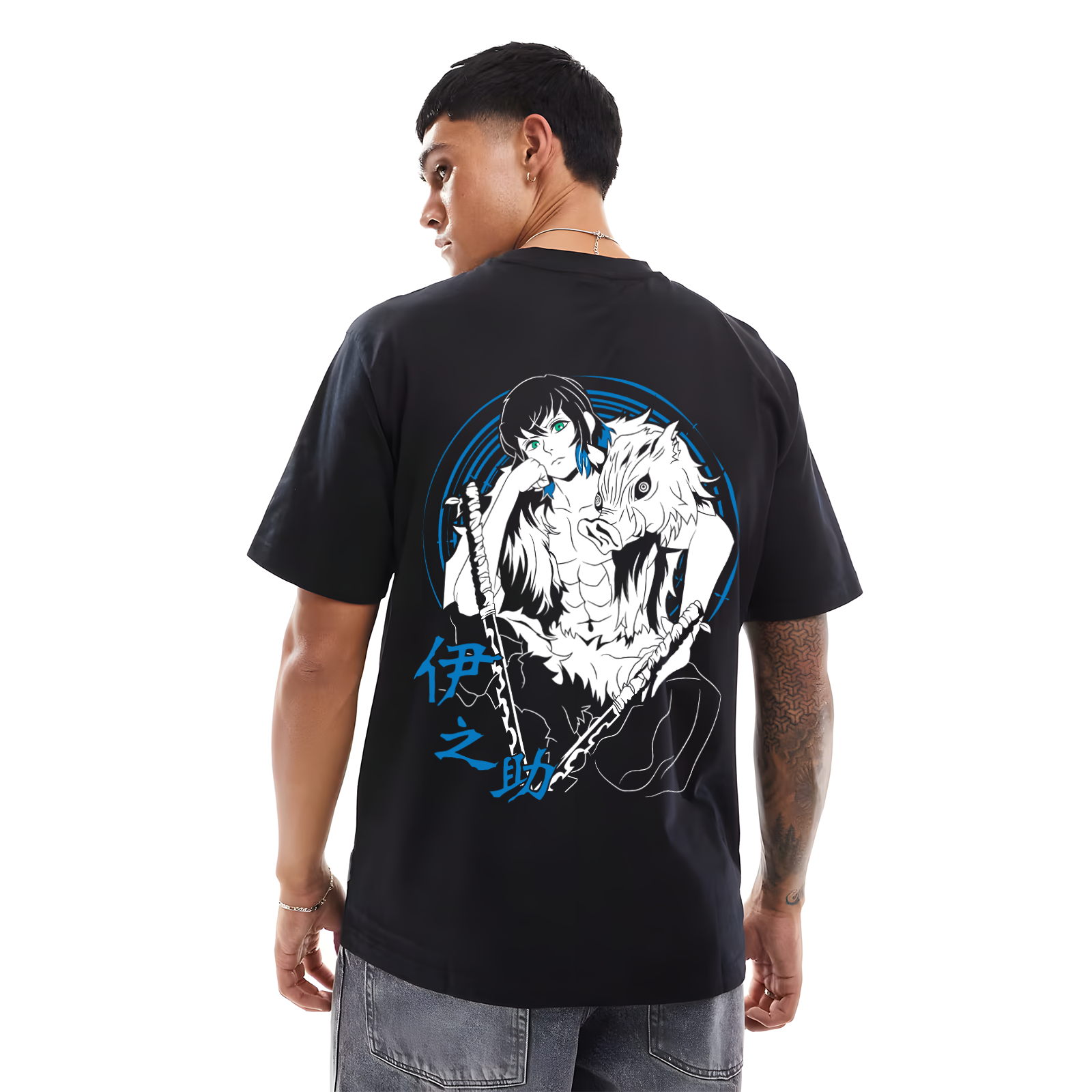 INOSUKE HASHIBIRA DEMON SLAYER OVER SIZED T SHIRT