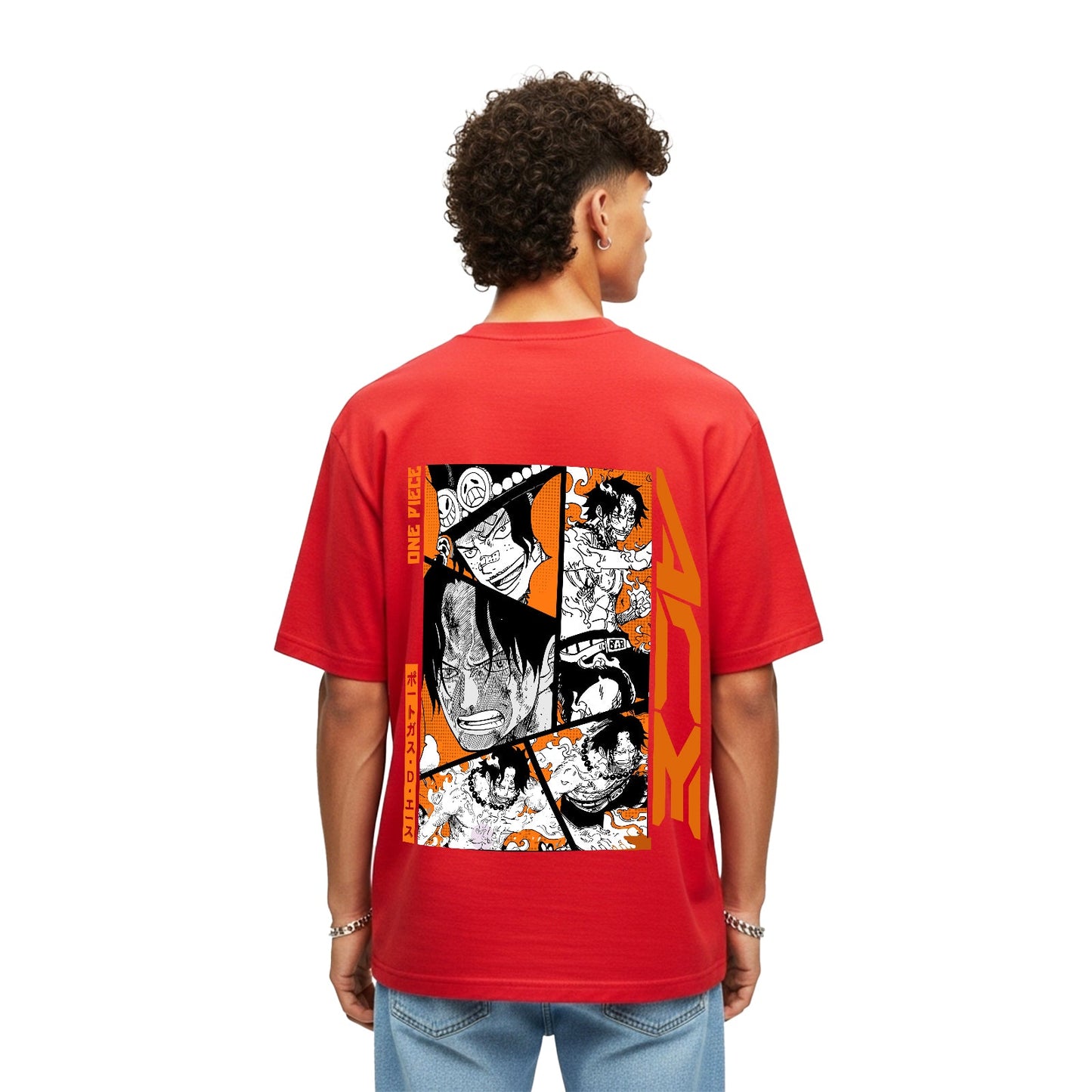 ACE COMIC ART OVERSIEZED T SHIRT