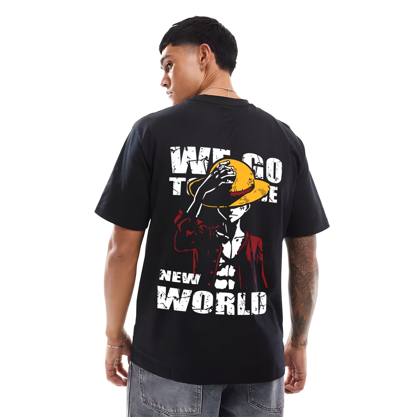 STRAW HAT LUFFY OVERSIZED T SHIRT