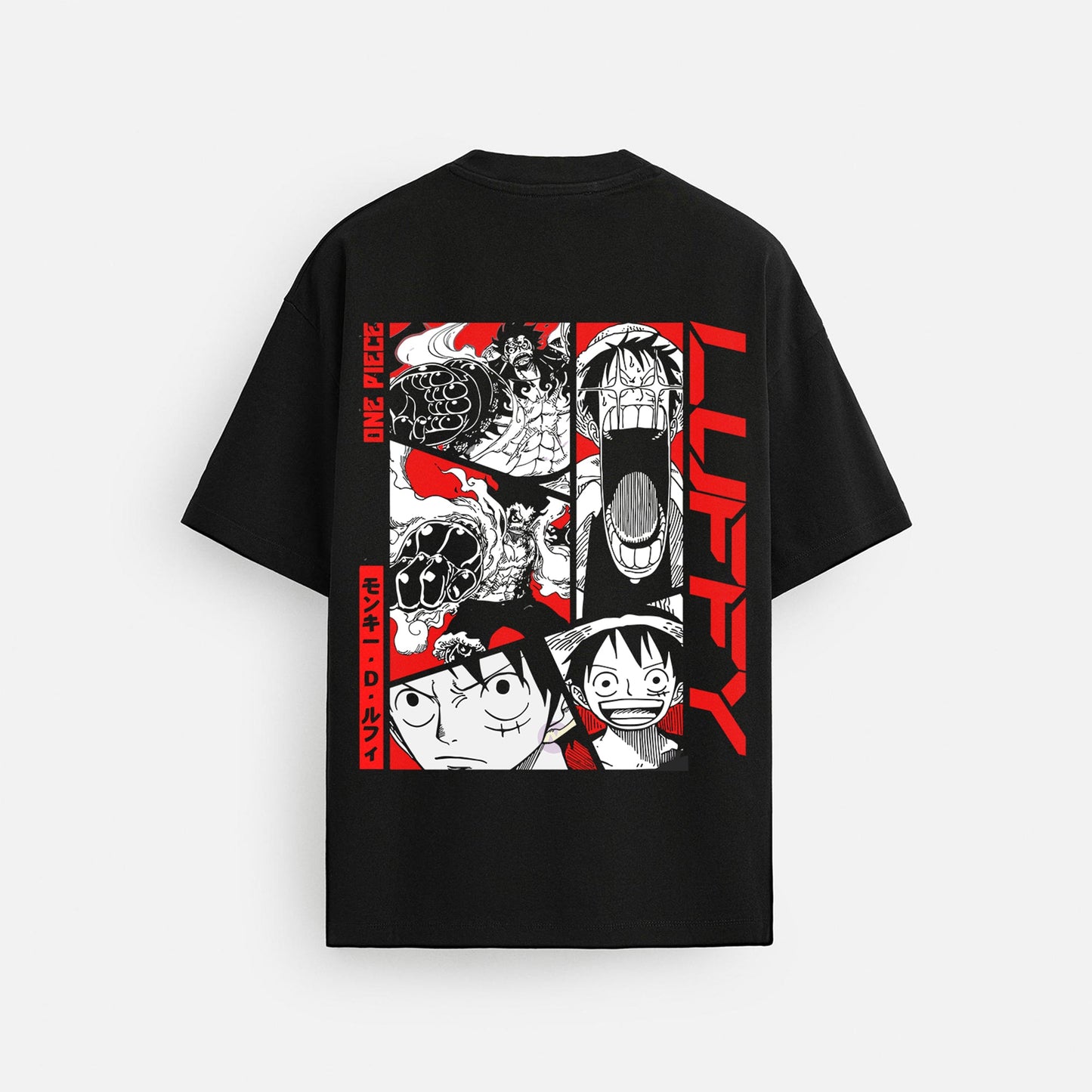 LUFFY COMIC ART OVERSIEZED T SHIRT