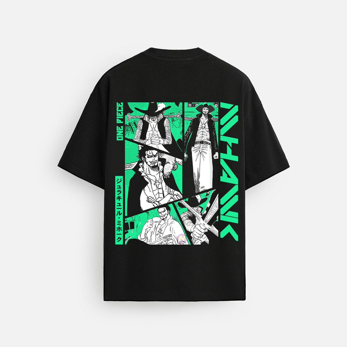 MIHAWK COMIC ART OVERSIEZED T SHIRT