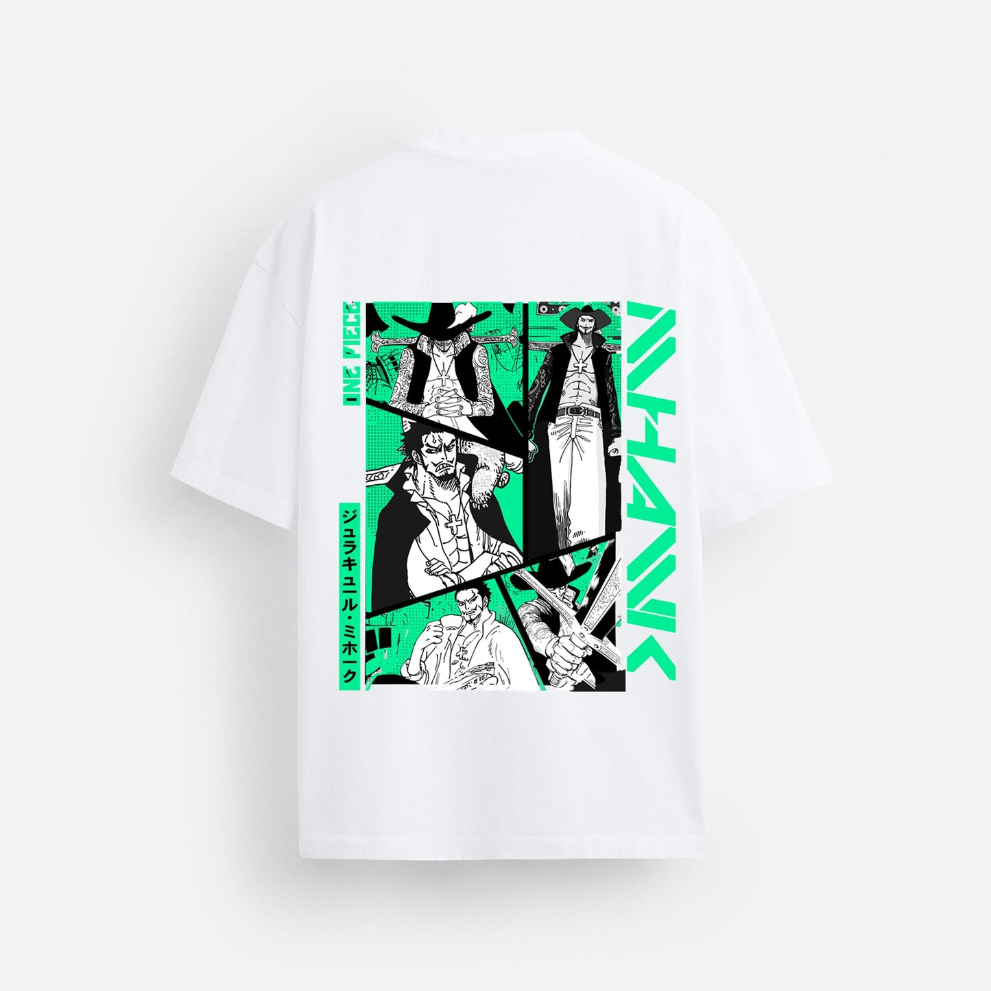 MIHAWK COMIC ART OVERSIEZED T SHIRT