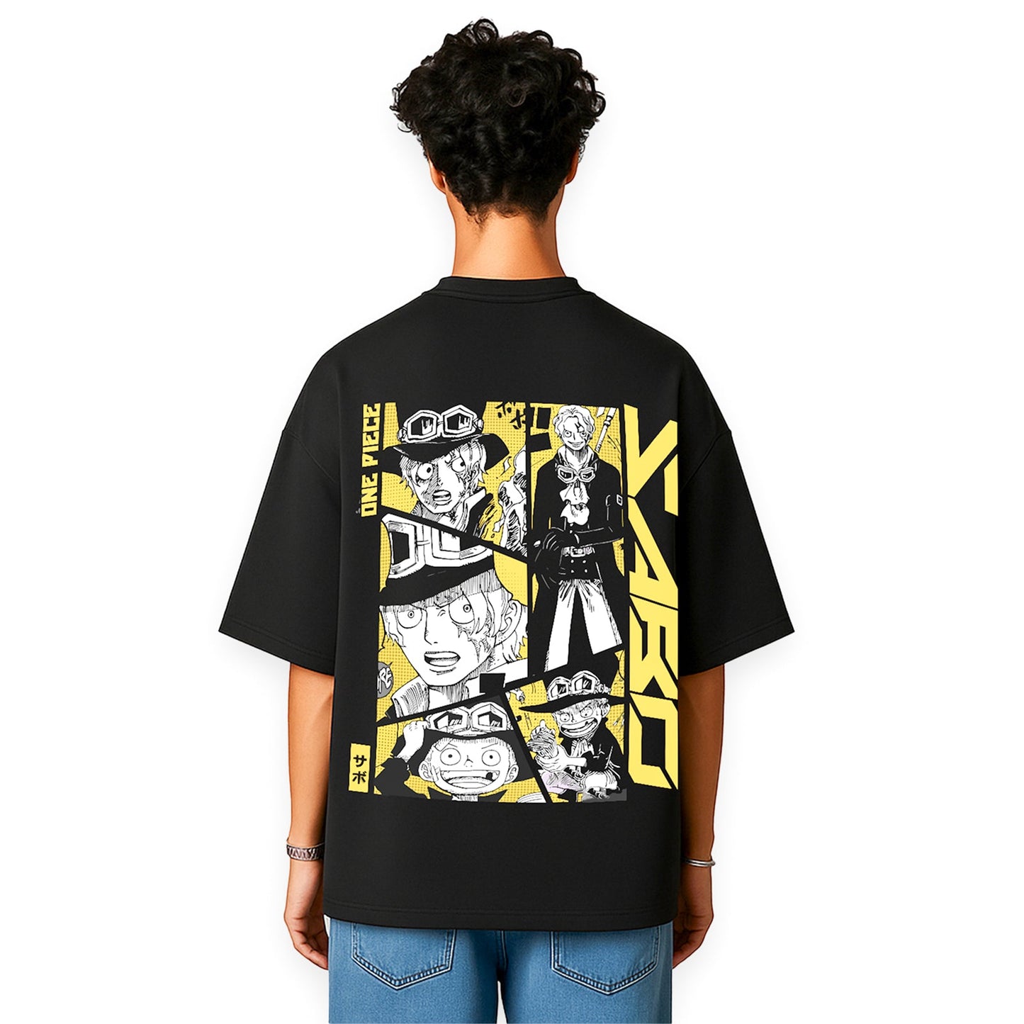 SABO COMIC ART OVERSIEZED T SHIRT