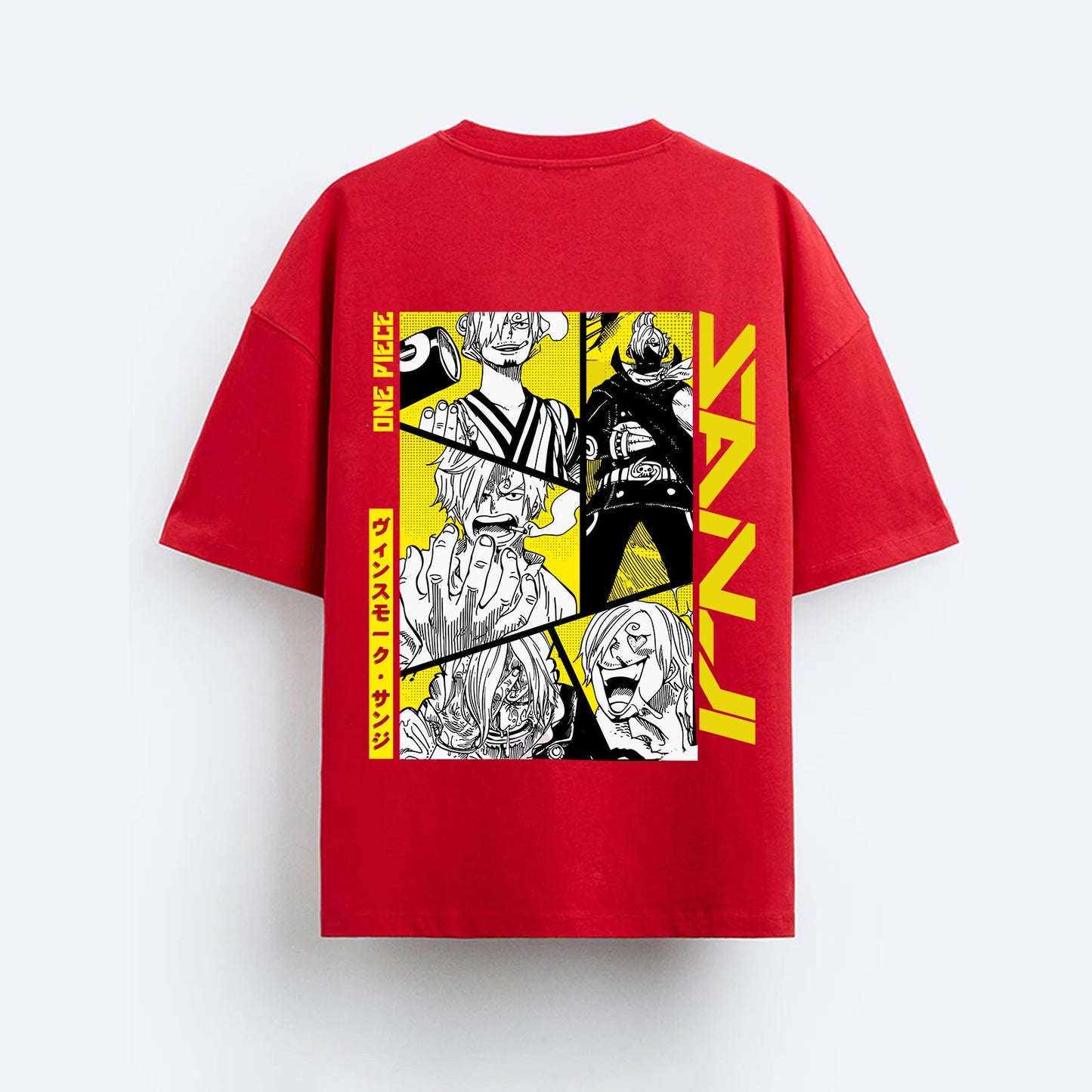 SANJI COMIC ART OVERSIEZED T SHIRT