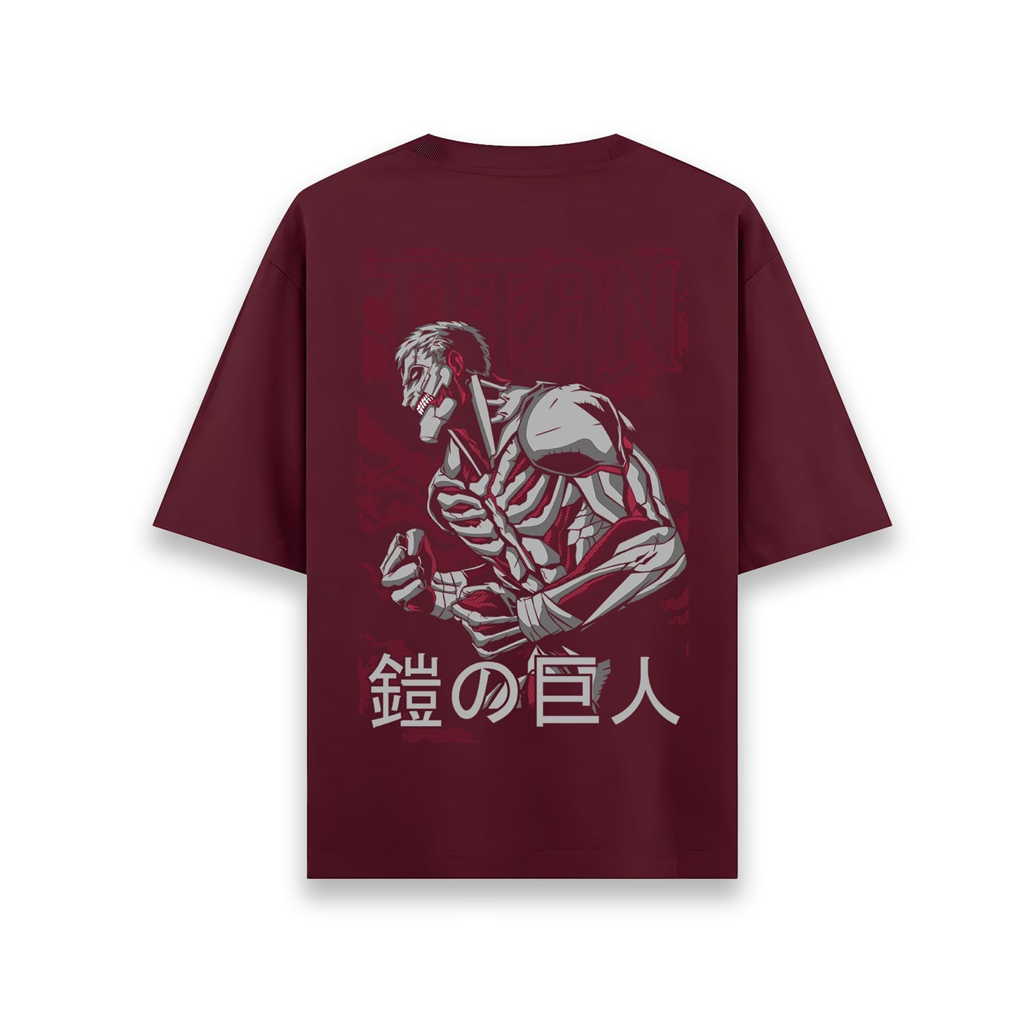 REINER MAROON OVERSIZED T SHIRT