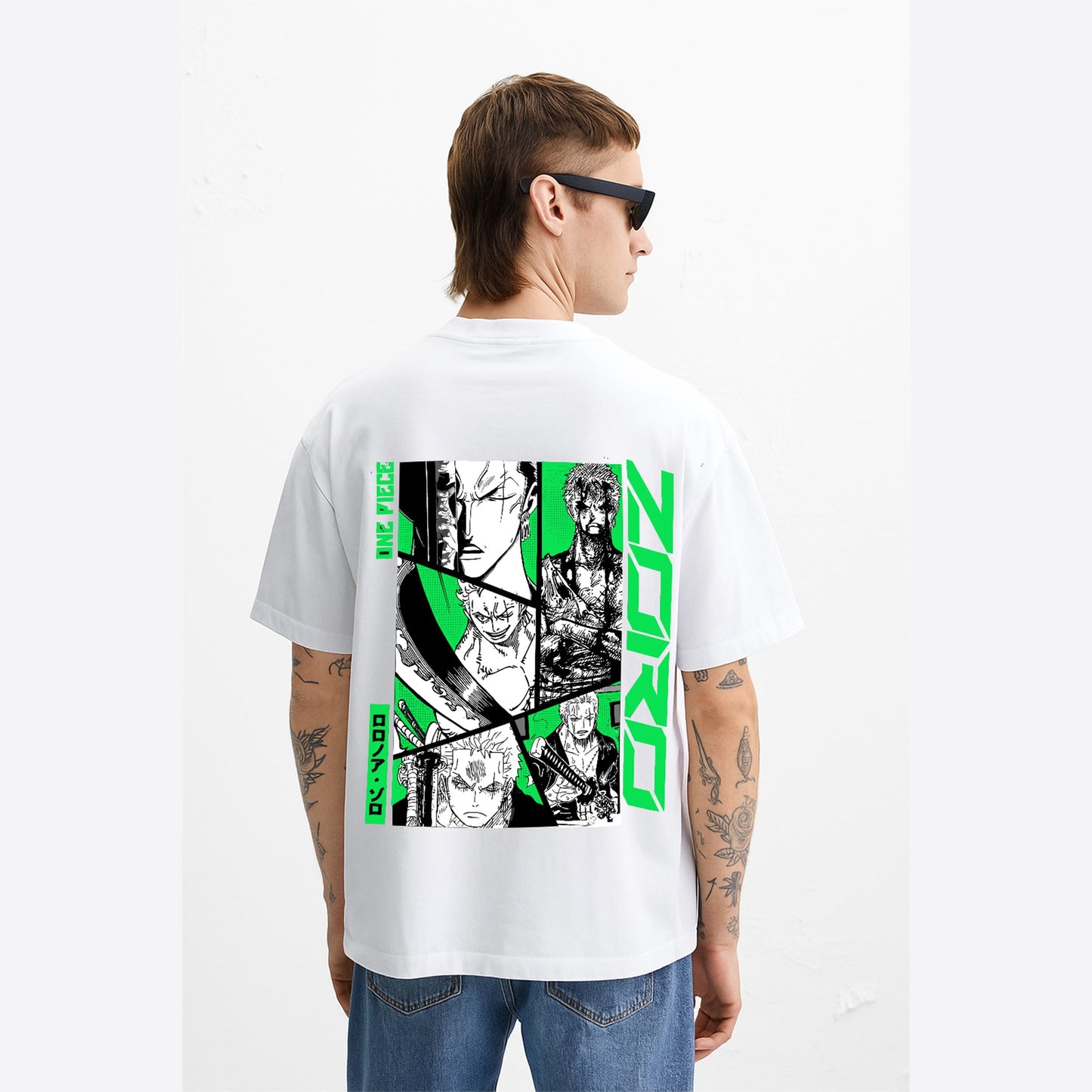 ZORO COMIC ART OVERSIEZED T SHIRT