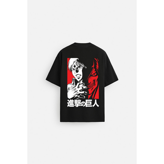 ATTACK ON TITAN EREN OVER SIZED T SHIRT