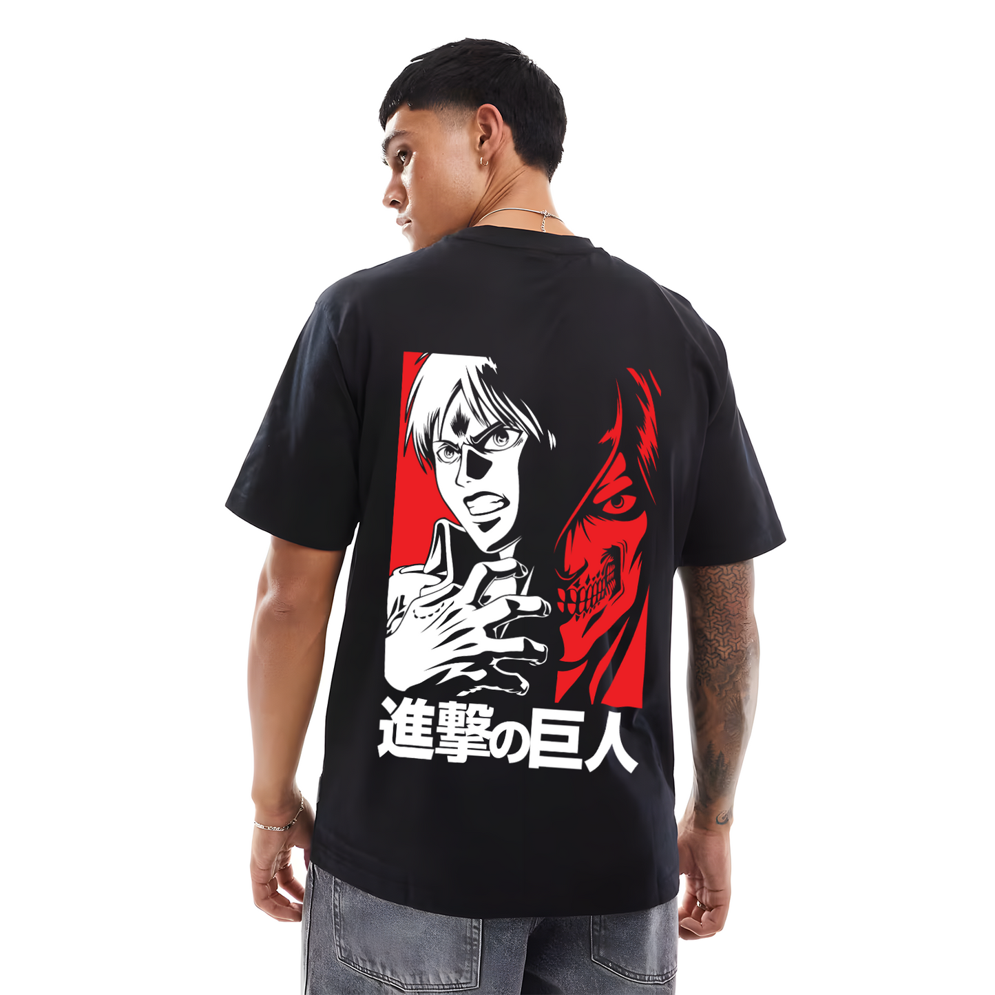 ATTACK ON TITAN EREN OVER SIZED T SHIRT