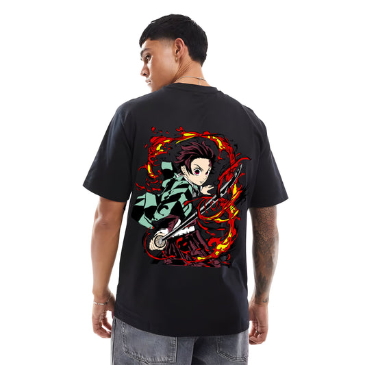 TANJIRO DEMON SLAYER OVERSIZED T SHIRT
