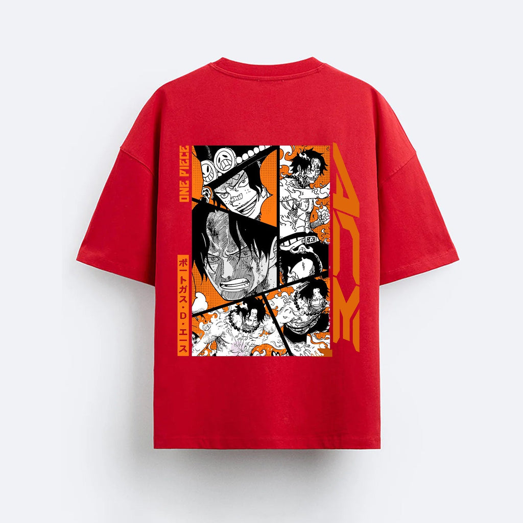 ACE COMIC ART OVERSIEZED T SHIRT