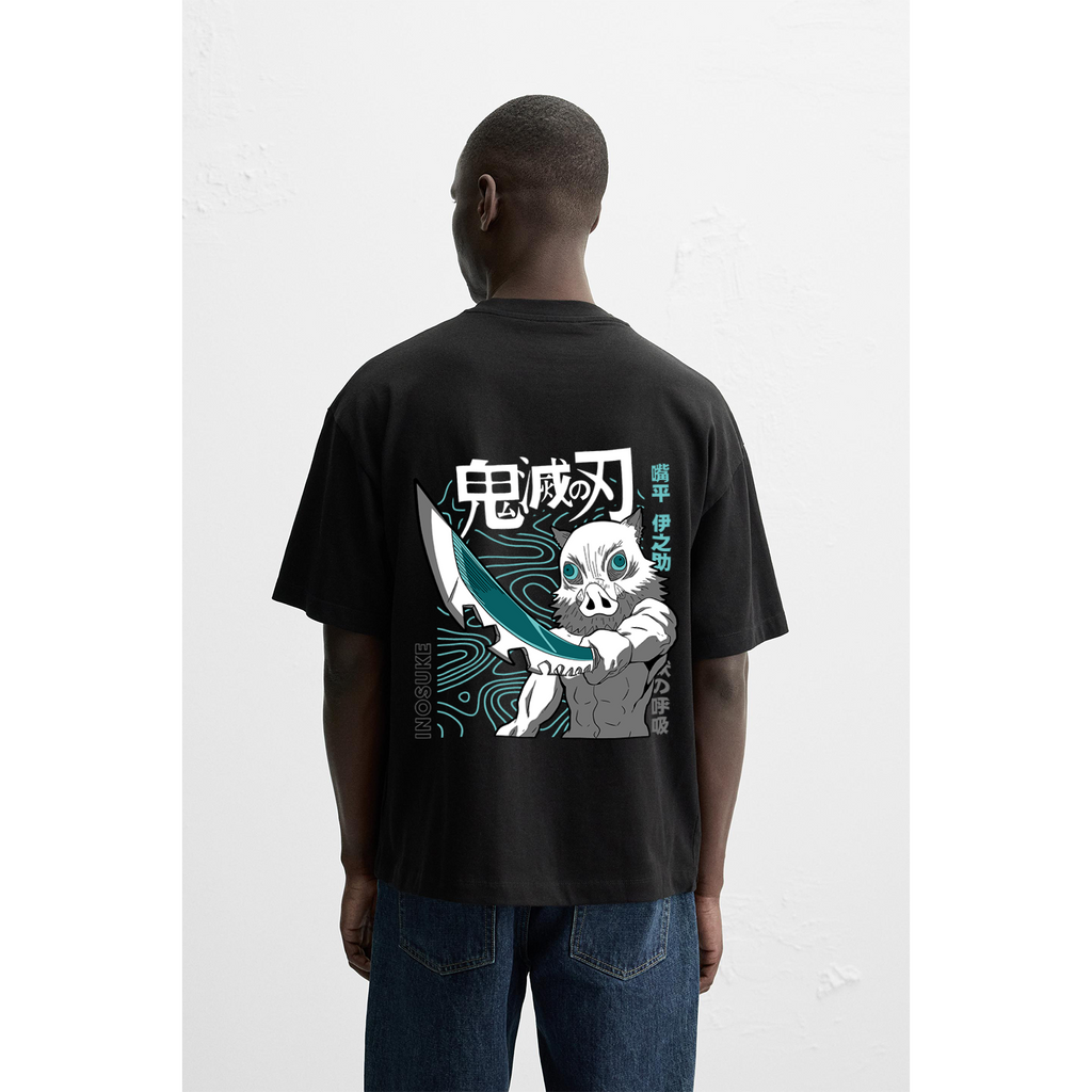 INOSUKE DEMON SLAYER OVER SIZED T SHIRT