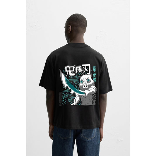 INOSUKE DEMON SLAYER OVER SIZED T SHIRT