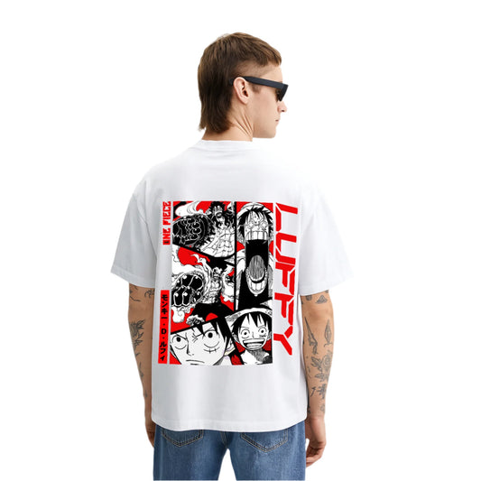 LUFFY COMIC ART OVERSIEZED T SHIRT