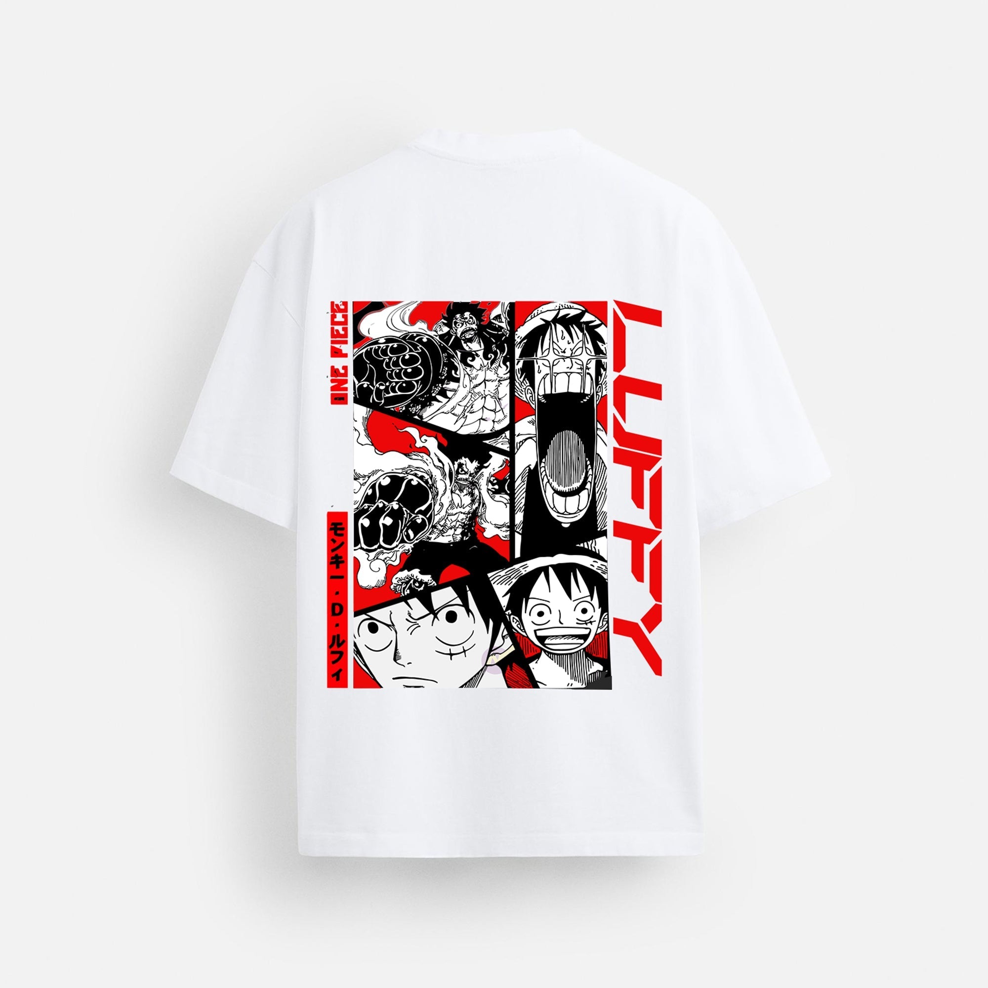 LUFFY COMIC ART OVERSIEZED T SHIRT