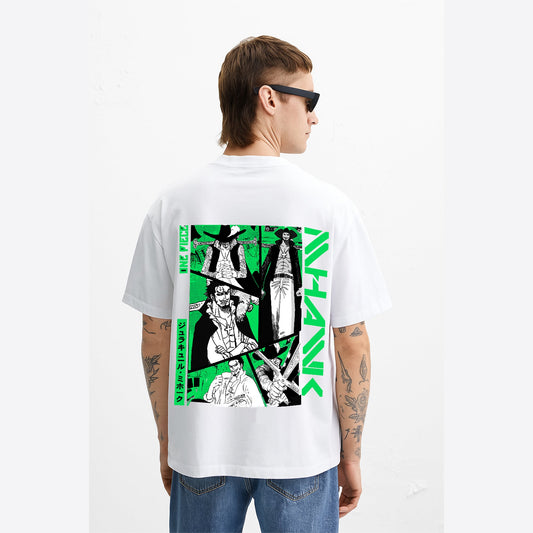 MIHAWK COMIC ART OVERSIEZED T SHIRT