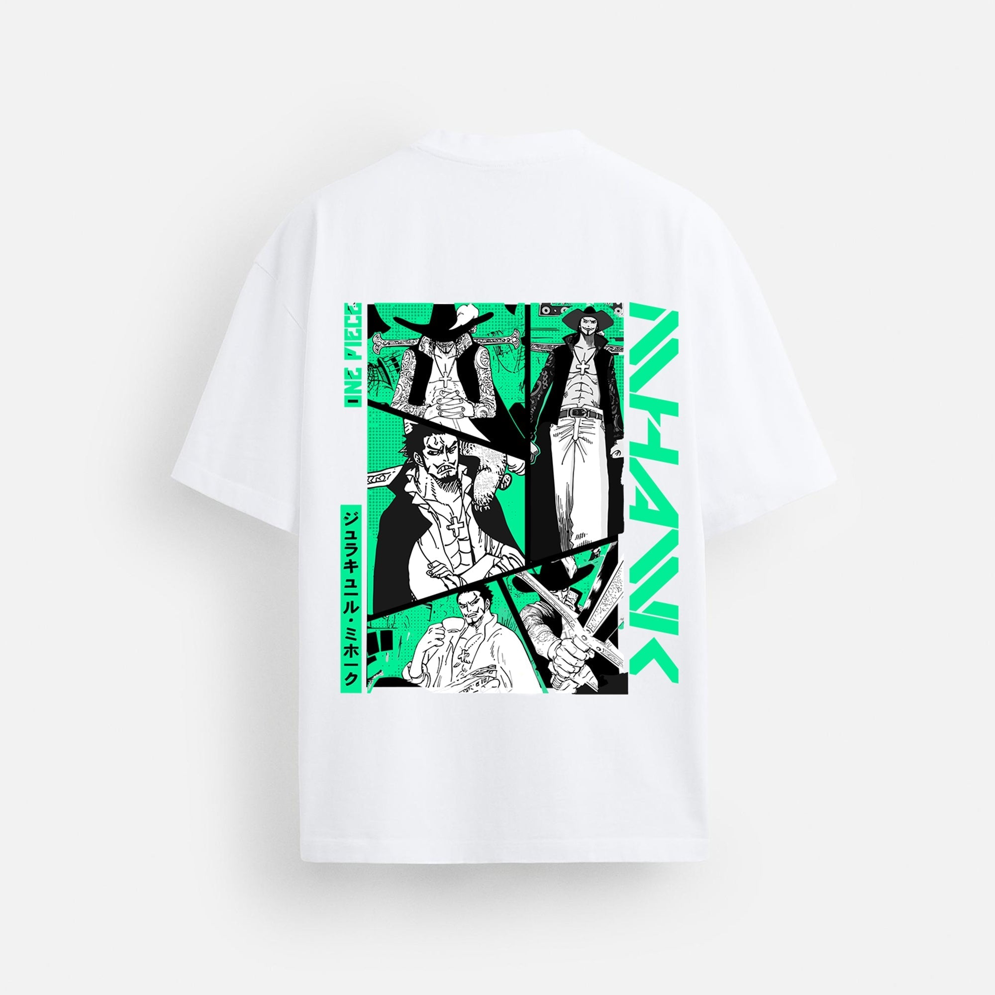 MIHAWK COMIC ART OVERSIEZED T SHIRT