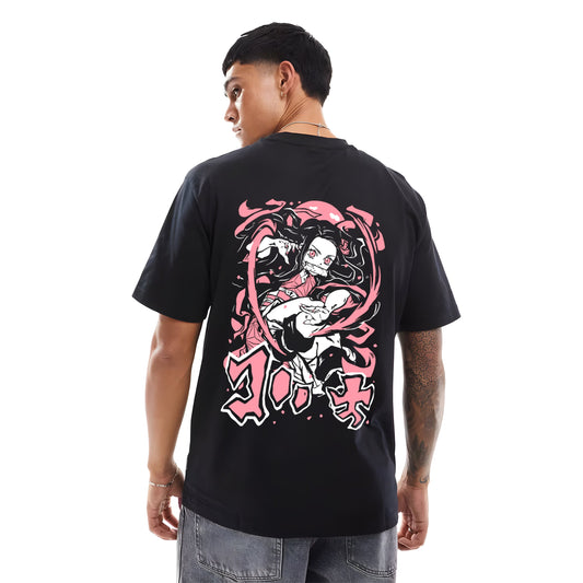 NAZUKO CHARM DEMON SLAYER OVERSIZED T SHIRT