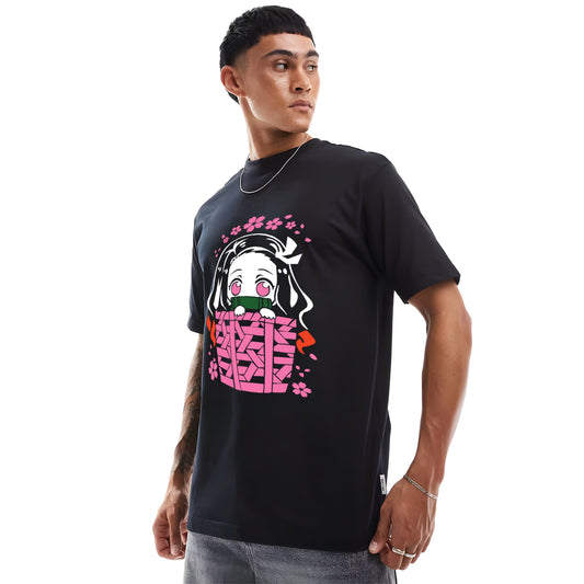 NAZUKO CHARM DEMON SLAYER OVERSIZED T SHIRT