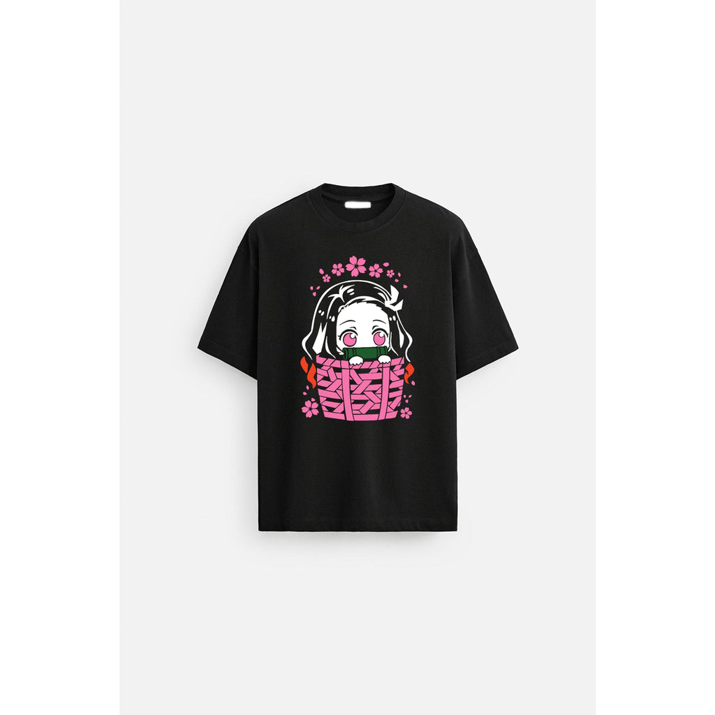 NAZUKO CHARM DEMON SLAYER OVERSIZED T SHIRT