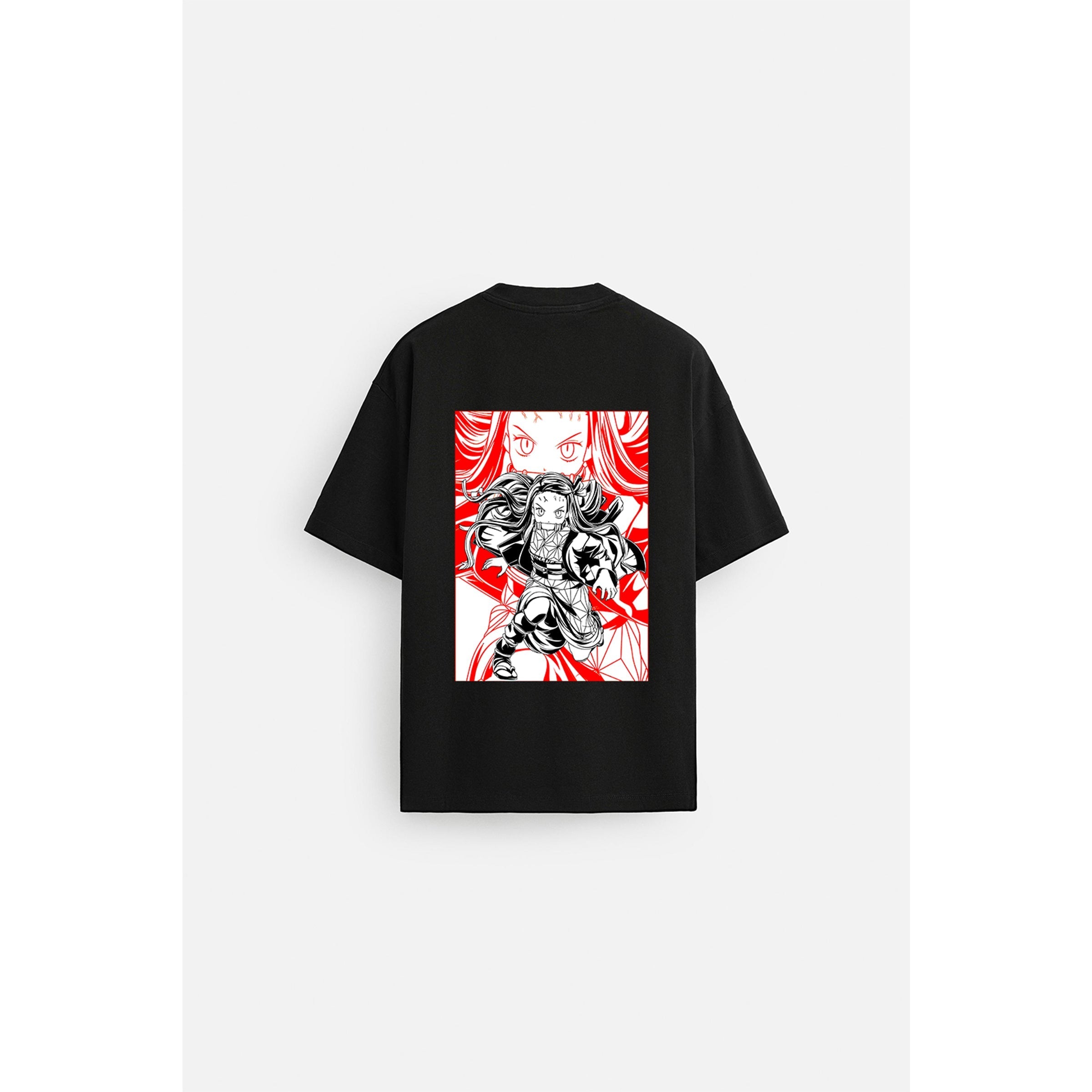 NEZUKO X DEMON FORM DEMON SLAYER OVER SIZED T SHIRT