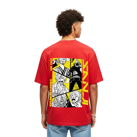 SANJI COMIC ART OVERSIEZED T SHIRT