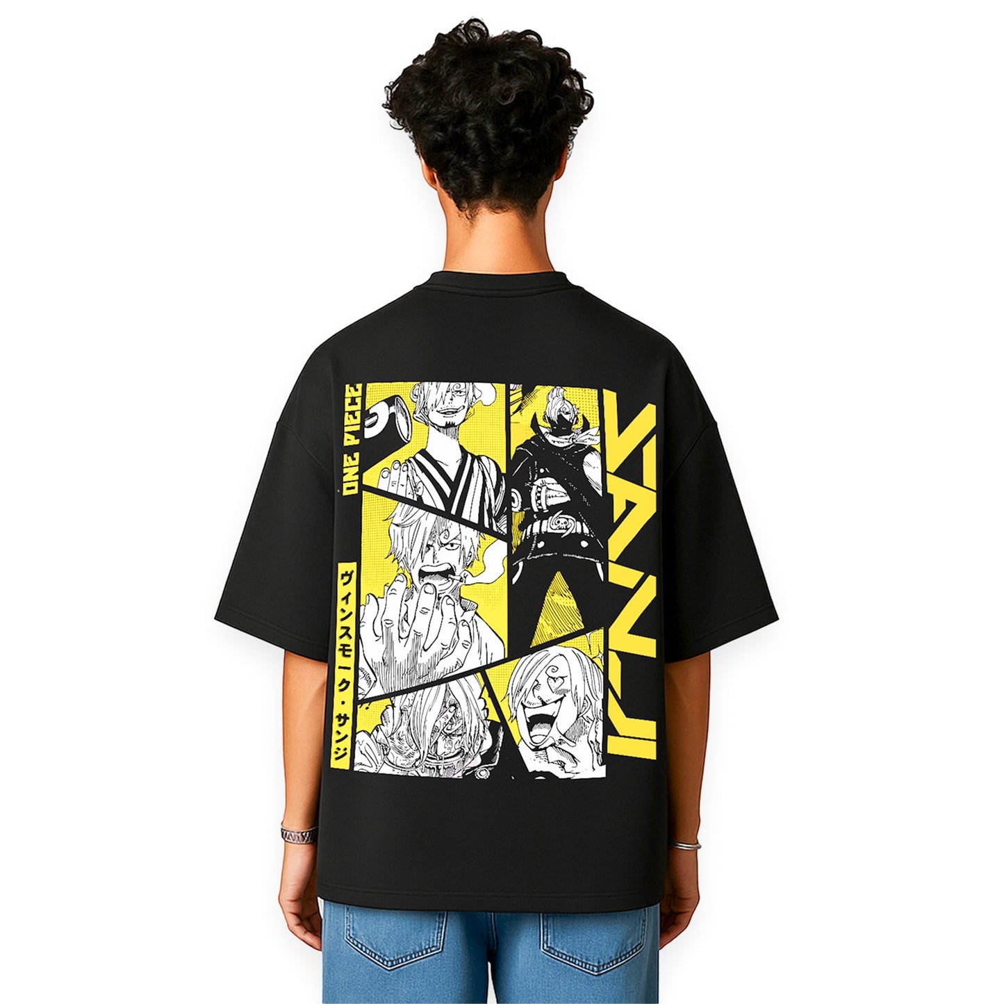 SANJI COMIC ART OVERSIEZED T SHIRT