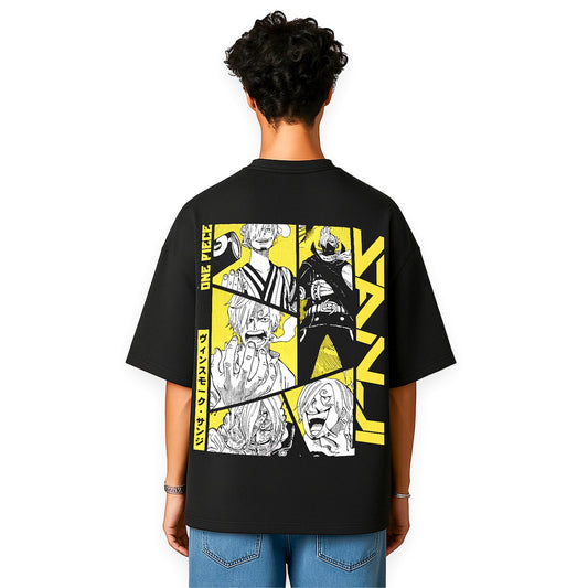 SANJI COMIC ART OVERSIEZED T SHIRT