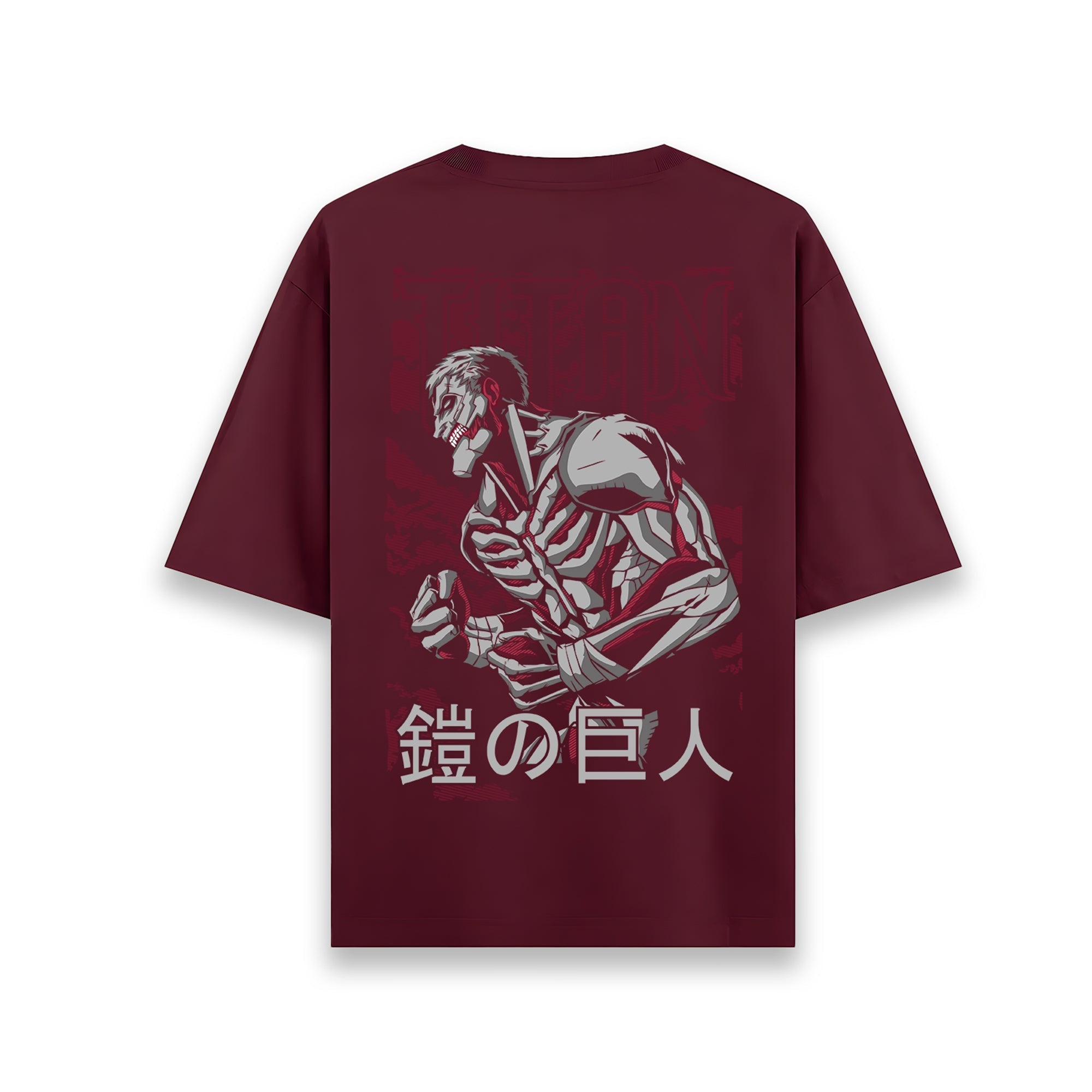 REINER MAROON OVERSIZED T SHIRT
